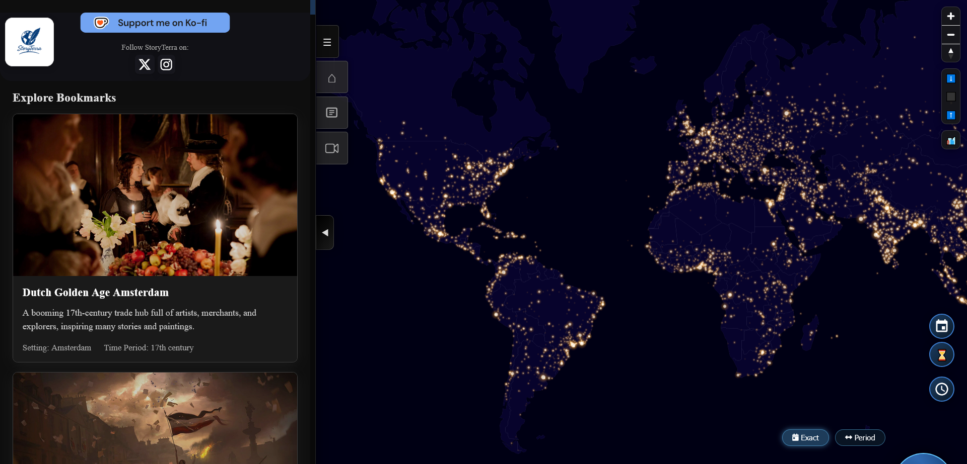 Interactive story cards