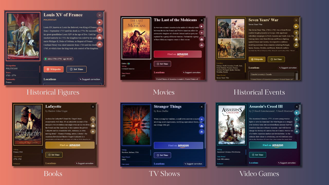StoryTerra Set Time with context