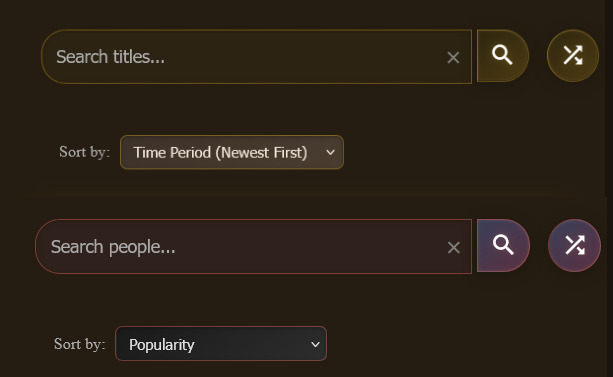 StoryTerra People and History search