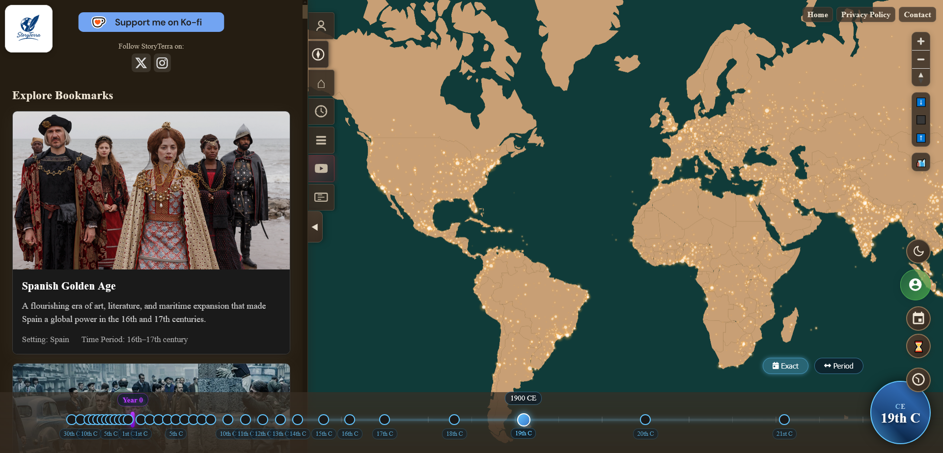 StoryTerra Light Mode
